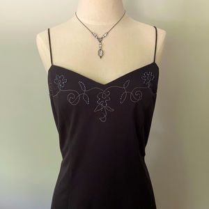 Gorgeous Evening Dress M-L Black EUC